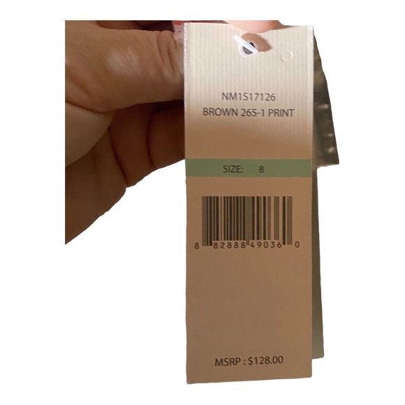 Nanette Nanette Lepore Womens V Neck Animal Print Midi Dress Gray Size 8 - Picture 5 of 7